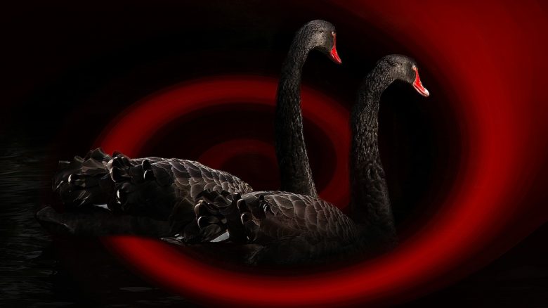 Black Swan Event kann enorme, positive oder negative, Auswirkungen auf die Finanzmärkte, Börsen und Anlageportfolios haben